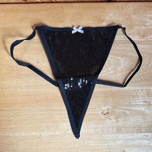 Victoria’s Secret Sequined V String Thong